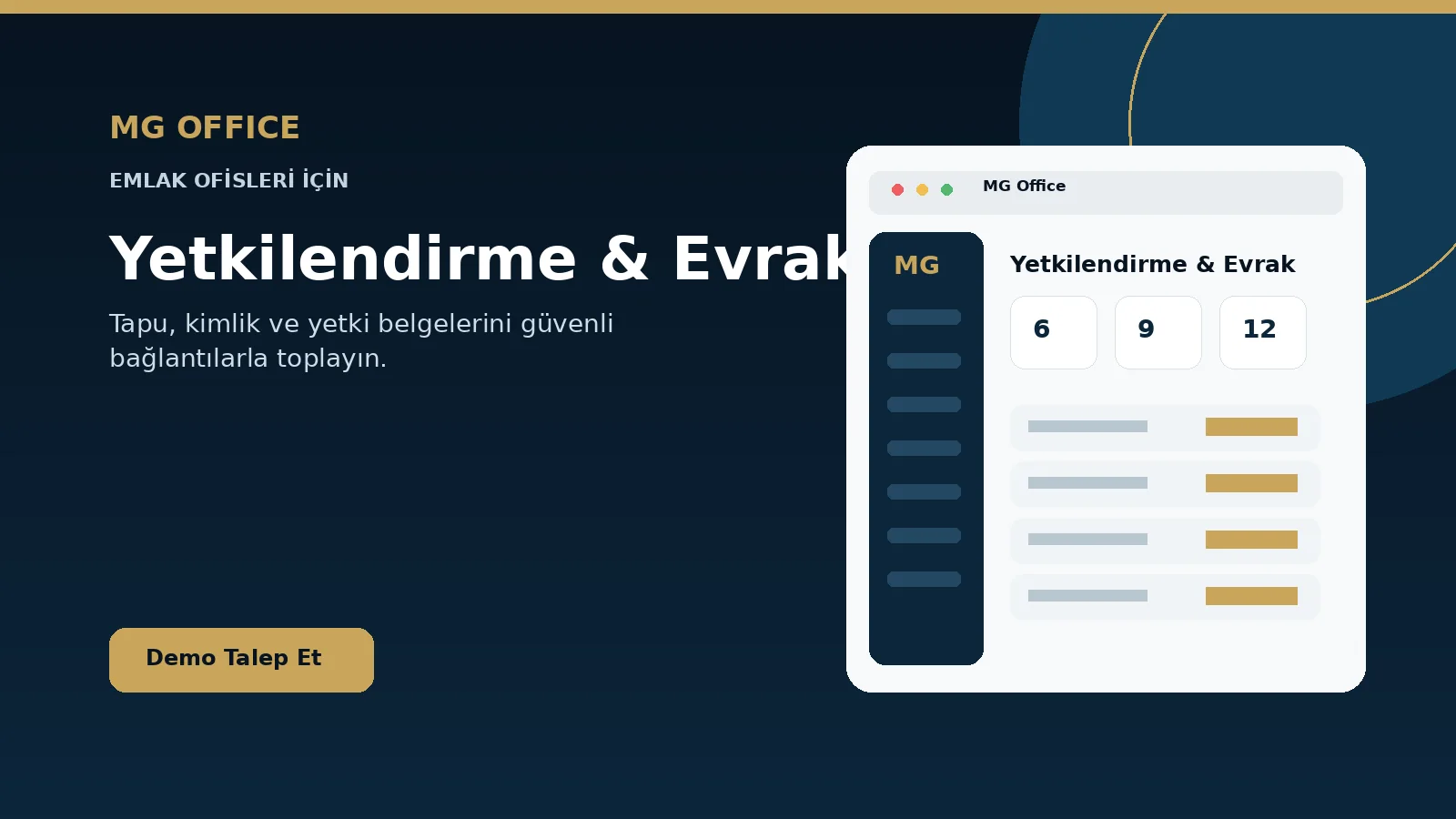 Dijital Portföy Yetkilendirme ve Belge Toplama ekran görünümü