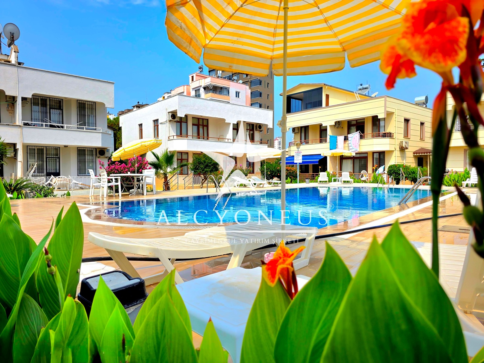 DENİZ MANZARALI LÜKS VİLLA | 4170 m² ARSA İÇİNDE | ORTAK HAVUZLU SİTE