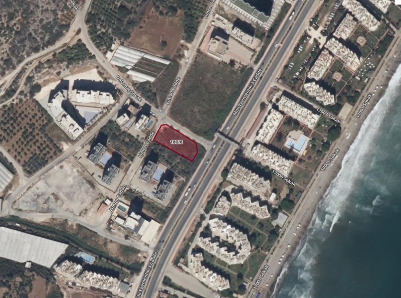 Mersin Erdemli Limonluda 9 Kat İmarlı, Deniz Yakını Köşe Konum