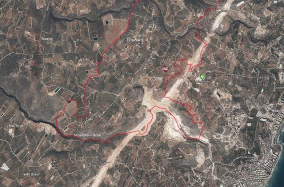 Erdemli Kumkuyu Tırtarda SATILIK 5 Dönüm Deniz Manzaralı İmarlı