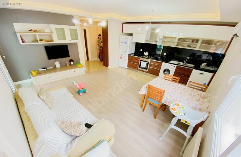 Mersin Yenişehir Çiftlikköy Kiralık Eşyalı 1+1 Daire