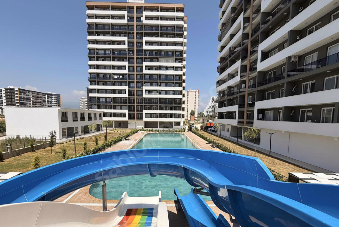 Mersin Erdemli Tömük Mahallesi 1+1 55 m² Klima Kiralık Daire