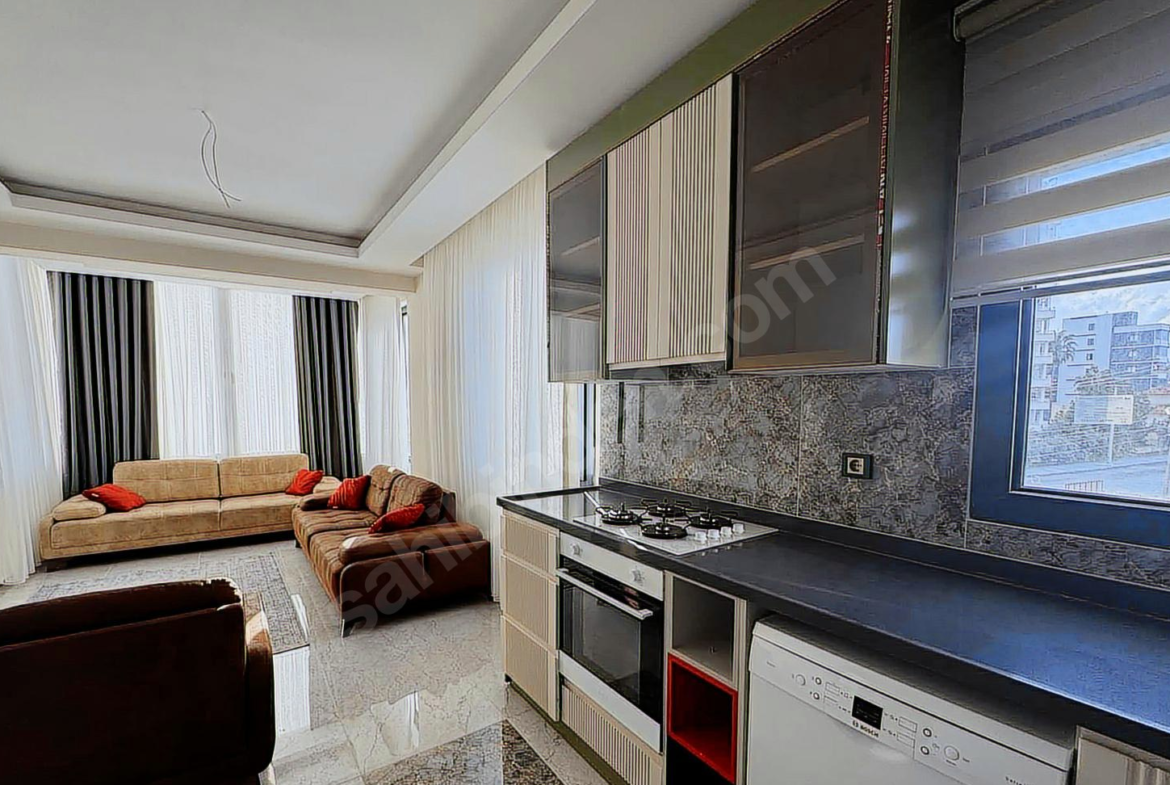 Mersin Mezitli 75. Yıl Mahallesi 1+1 70 m² Klima Kiralık Daire