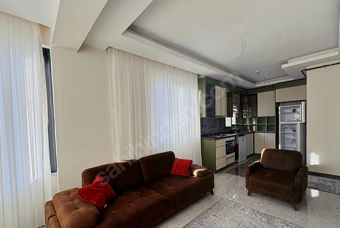 Mersin Mezitli 75. Yıl Mahallesi 1+1 70 m² Klima Kiralık Daire
