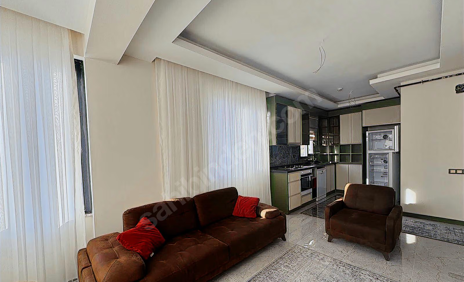 Mersin Mezitli 75. Yıl Mahallesi 1+1 70 m² Klima Kiralık Daire