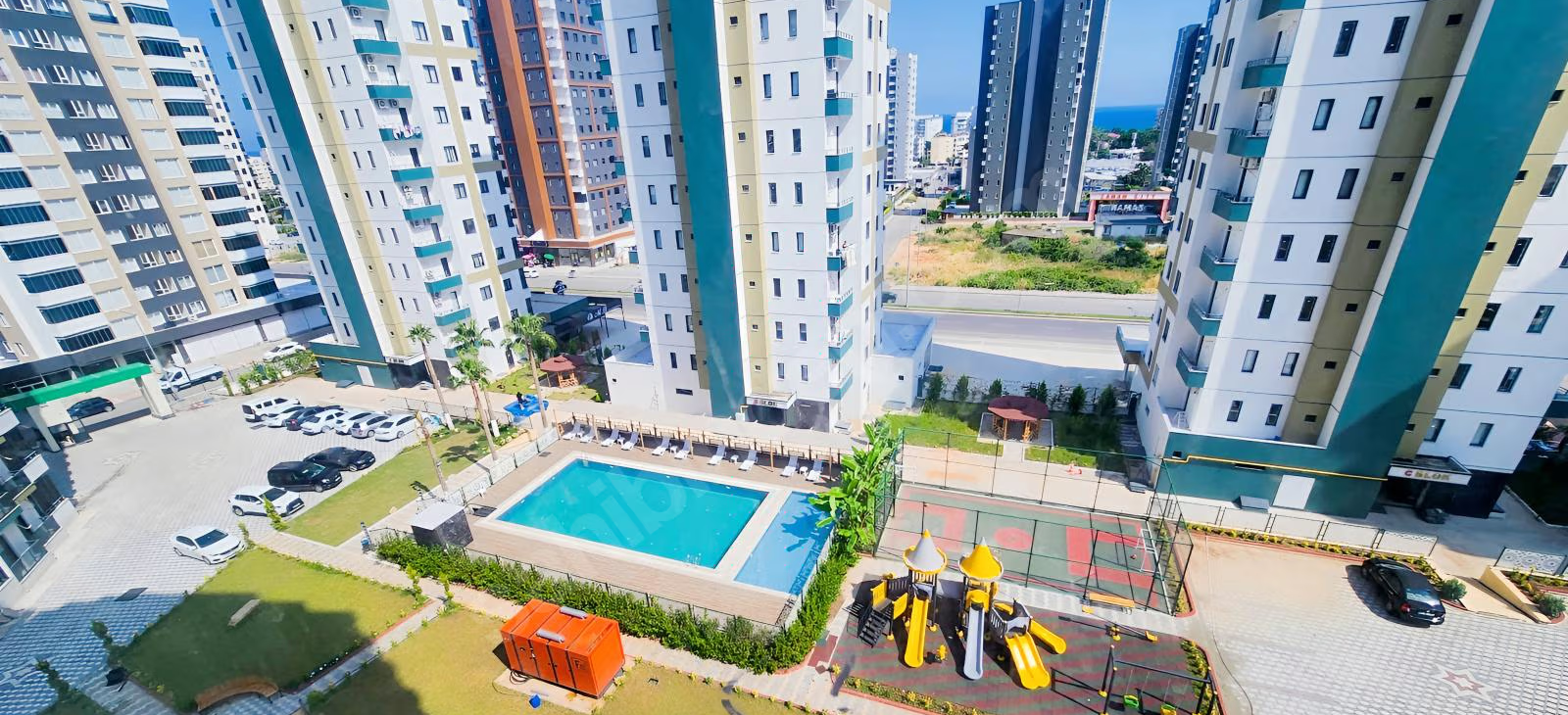 Mersin Mezitli Akdeniz Mahallesi 1+1 55 m² Doğalgaz Kombili Satılık Daire