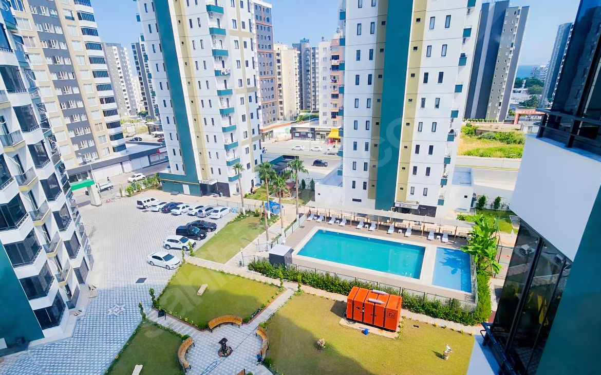 Mersin Mezitli Akdeniz Mahallesi 1+1 55 m² Doğalgaz Kombili Satılık Daire