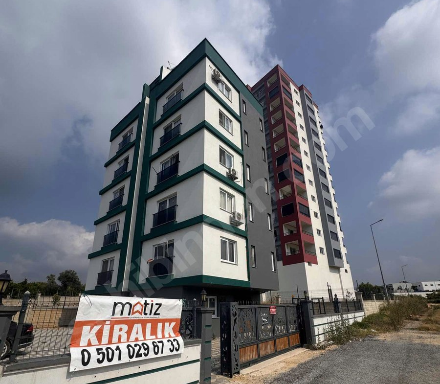 Mersin Mezitli Akdeniz Mahallesi 1+1 55 m² Klima Kiralık Daire