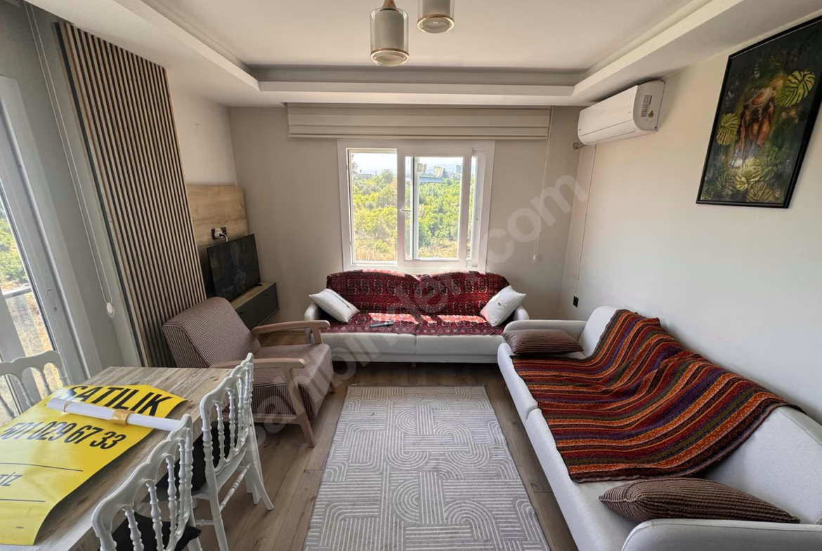 Mersin Mezitli Akdeniz Mahallesi 1+1 55 m² Klima Kiralık Daire