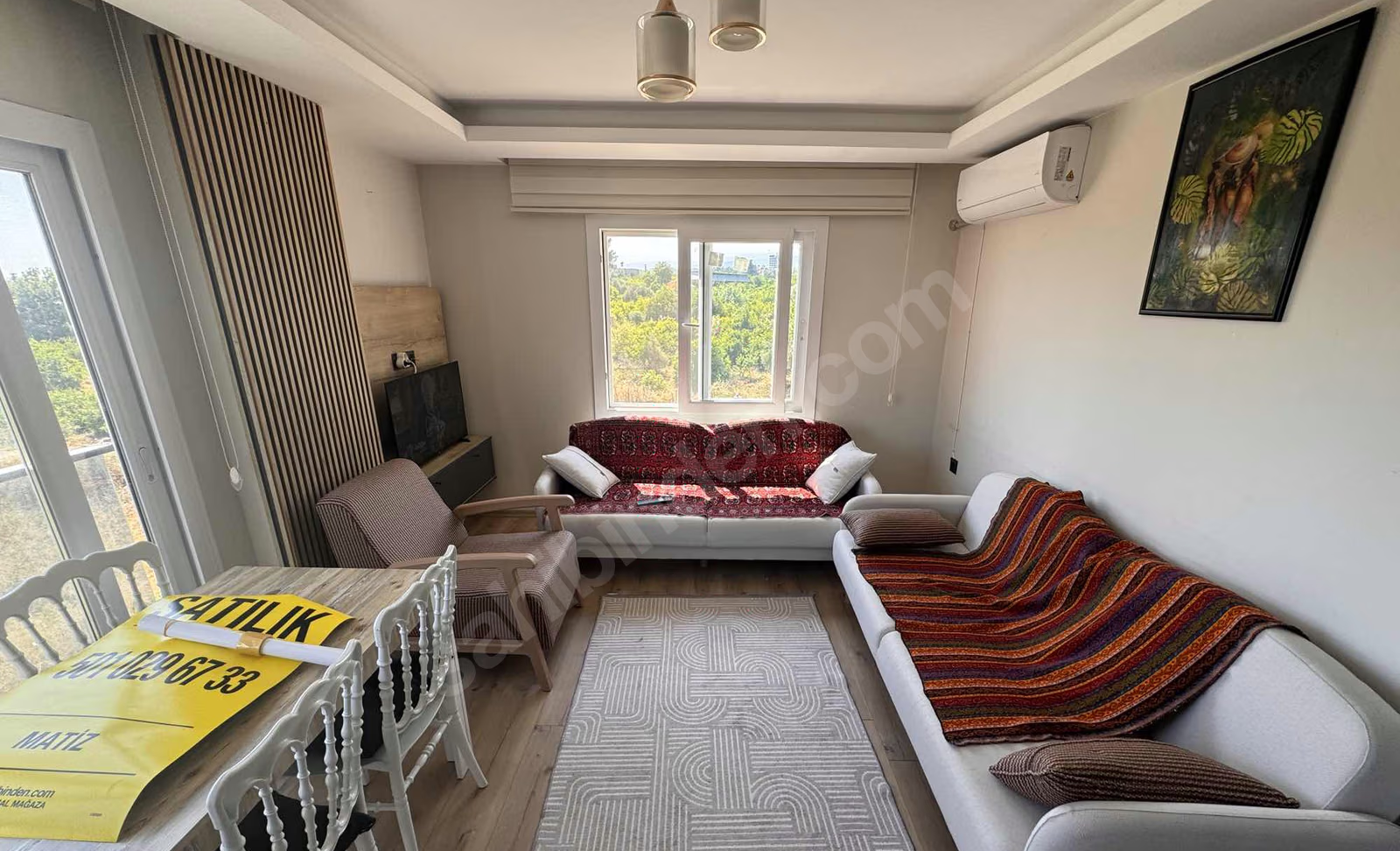 Mersin Mezitli Akdeniz Mahallesi 1+1 55 m² Klima Kiralık Daire
