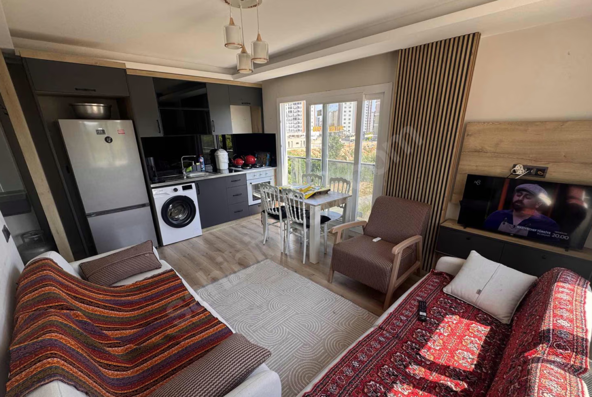 Mersin Mezitli Akdeniz Mahallesi 1+1 55 m² Klima Kiralık Daire