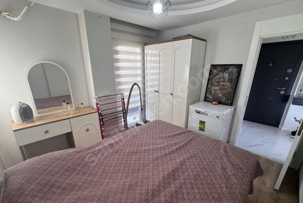 Mersin Mezitli Akdeniz Mahallesi 1+1 55 m² Klima Kiralık Daire