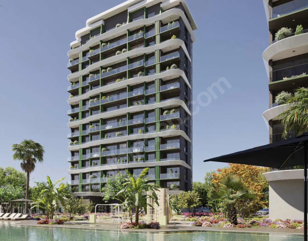 Mersin Mezitli Deniz Mahallesi 1+1 70 m² Doğalgaz Kombili Satılık Daire