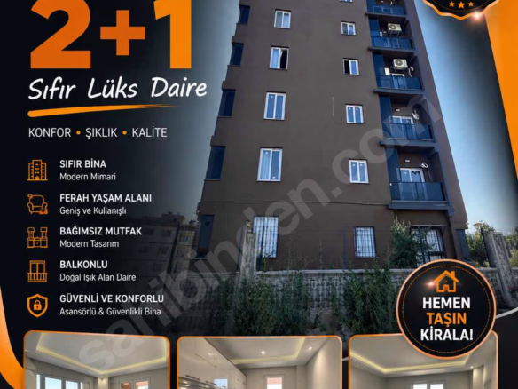 Mersin Mezitli İstiklal Mahallesi 2+1 95 m² Doğalgaz Kombili Kiralık Daire