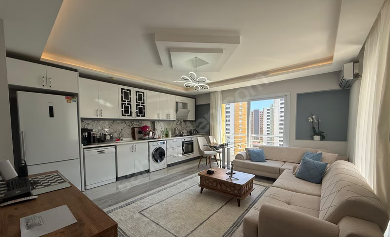 Mersin Yenişehir Çiftlikköy Mahallesi 2+1 85 m² Doğalgaz Kombili Satılık Daire