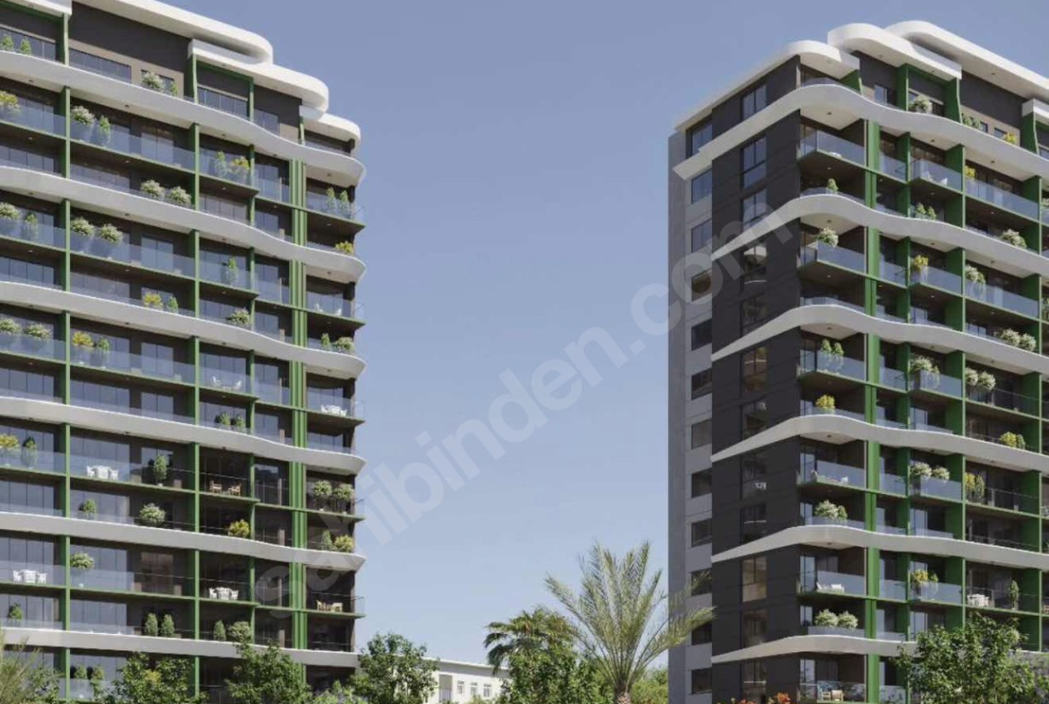 Mersin Mezitli Deniz Mahallesi 1+1 70 m² Doğalgaz Kombili Satılık Daire